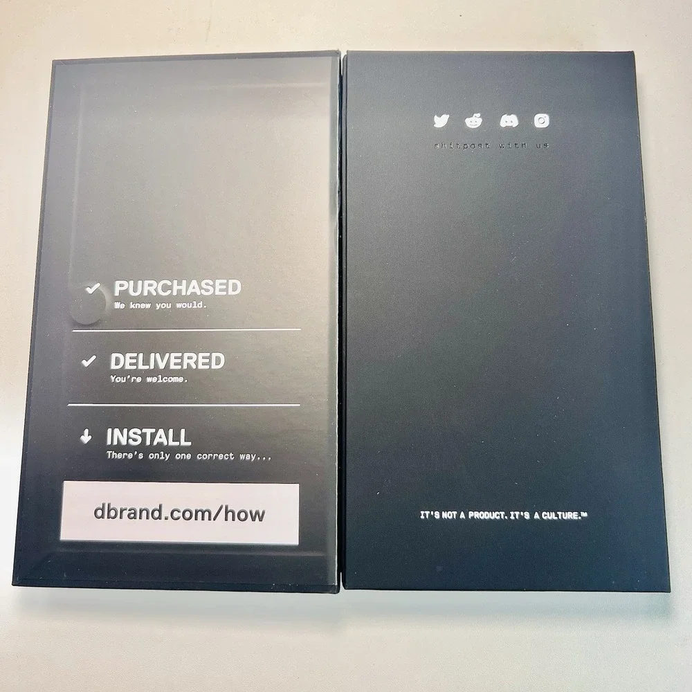 dbrand Grip Case Matte Black iPhone 17 PRO MAX skin New Open Box JCVRGY